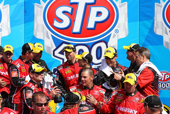 STP 400 Sprint Cup Series Race @ Kansas Speedway April 21, 2013