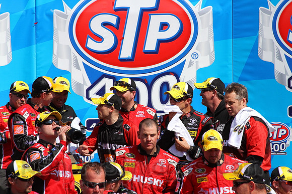 STP 400 Sprint Cup Series Race @ Kansas Speedway April 21, 2013