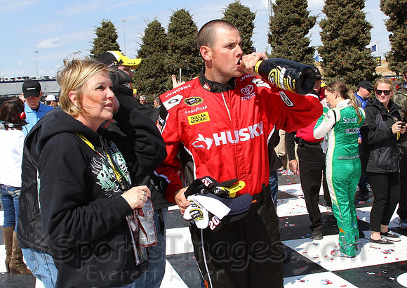 STP 400 Sprint Cup Series Race @ Kansas Speedway April 21, 2013