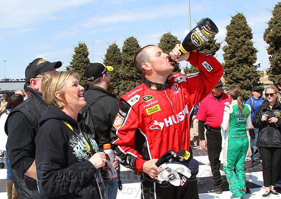 STP 400 Sprint Cup Series Race @ Kansas Speedway April 21, 2013