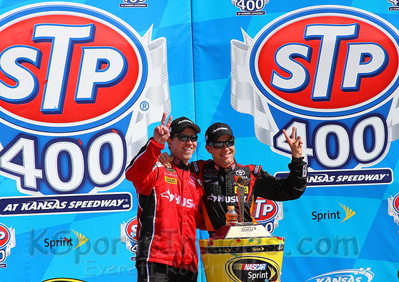 STP 400 Sprint Cup Series Race @ Kansas Speedway April 21, 2013