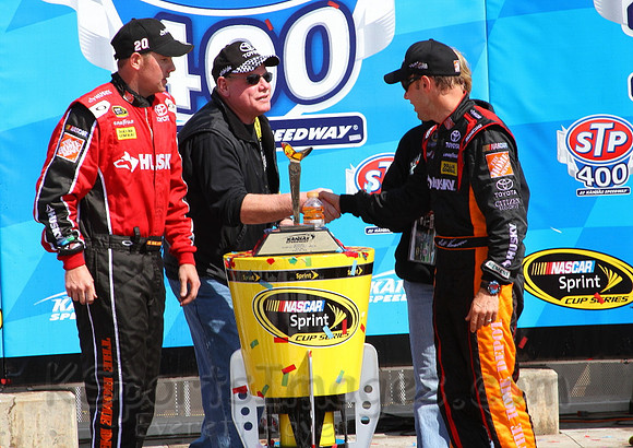 STP 400 Sprint Cup Series Race @ Kansas Speedway April 21, 2013