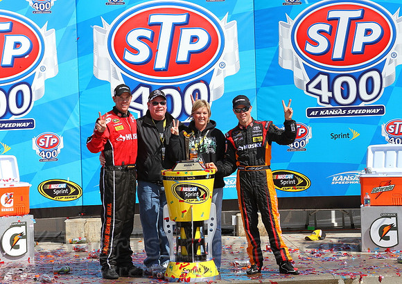 STP 400 Sprint Cup Series Race @ Kansas Speedway April 21, 2013