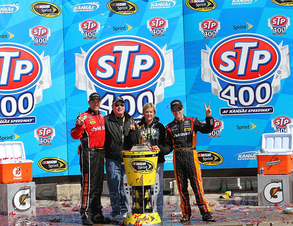 STP 400 Sprint Cup Series Race @ Kansas Speedway April 21, 2013