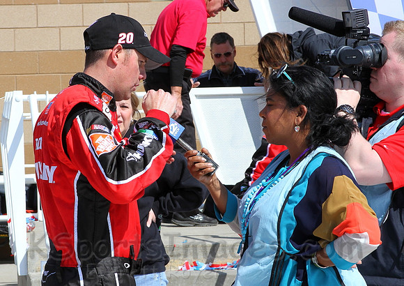 STP 400 Sprint Cup Series Race @ Kansas Speedway April 21, 2013