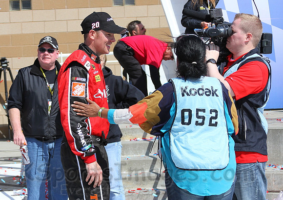 STP 400 Sprint Cup Series Race @ Kansas Speedway April 21, 2013
