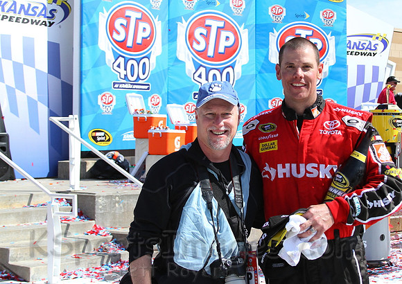 STP 400 Sprint Cup Series Race @ Kansas Speedway April 21, 2013