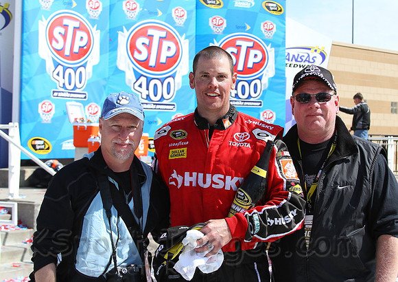 STP 400 Sprint Cup Series Race @ Kansas Speedway April 21, 2013