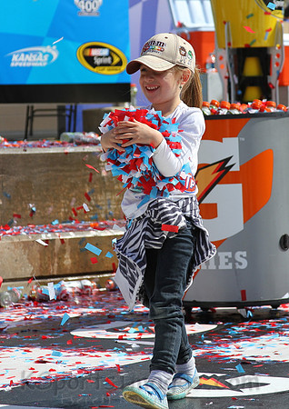 STP 400 Sprint Cup Series Race @ Kansas Speedway April 21, 2013