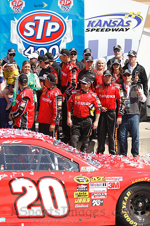 STP 400 Sprint Cup Series Race @ Kansas Speedway April 21, 2013