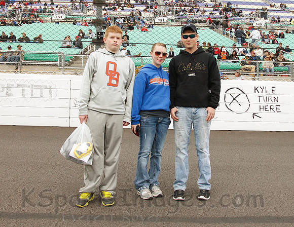 STP 400 Sprint Cup Series Race @ Kansas Speedway April 21, 2013