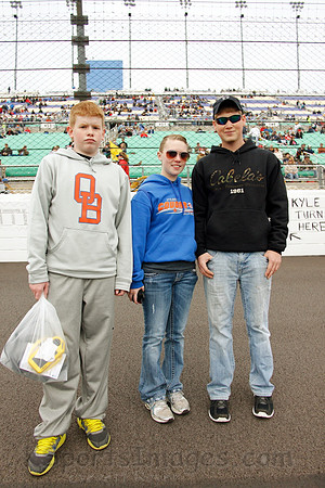 STP 400 Sprint Cup Series Race @ Kansas Speedway April 21, 2013
