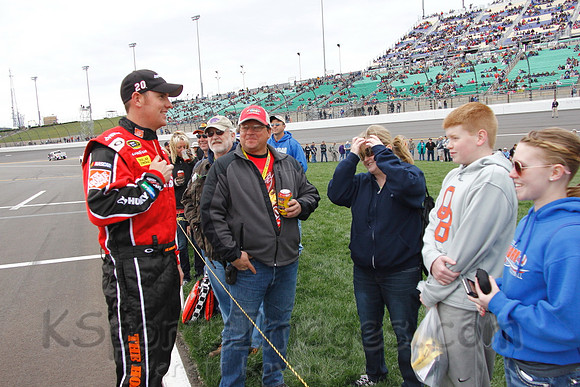 STP 400 Sprint Cup Series Race @ Kansas Speedway April 21, 2013