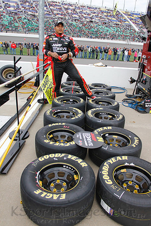STP 400 Sprint Cup Series Race @ Kansas Speedway April 21, 2013