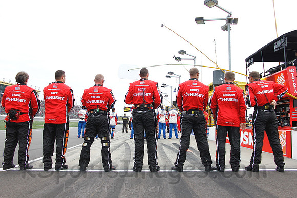 STP 400 Sprint Cup Series Race @ Kansas Speedway April 21, 2013