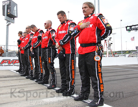 STP 400 Sprint Cup Series Race @ Kansas Speedway April 21, 2013