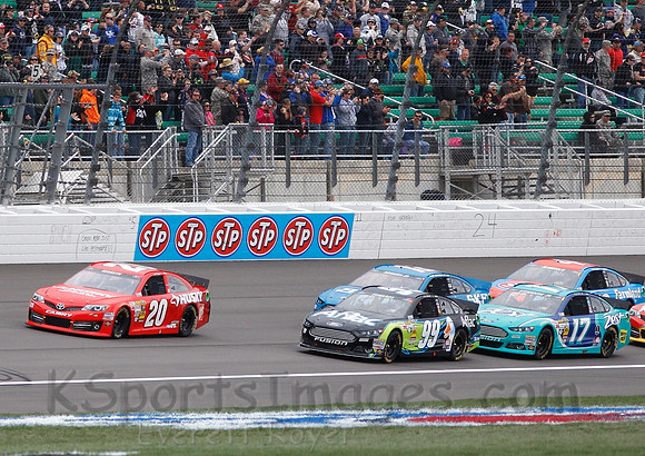 STP 400 Sprint Cup Series Race @ Kansas Speedway April 21, 2013