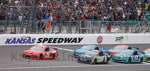 STP 400 Sprint Cup Series Race @ Kansas Speedway April 21, 2013