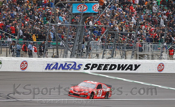 STP 400 Sprint Cup Series Race @ Kansas Speedway April 21, 2013