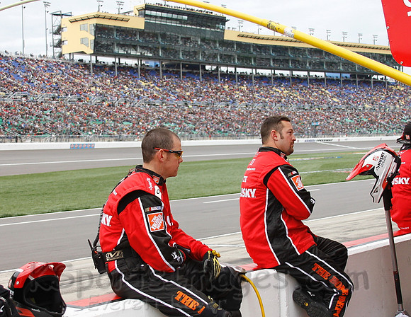 STP 400 Sprint Cup Series Race @ Kansas Speedway April 21, 2013