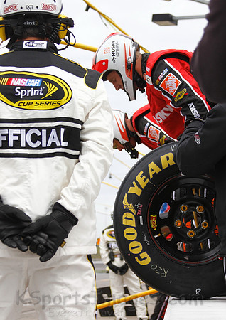 STP 400 Sprint Cup Series Race @ Kansas Speedway April 21, 2013