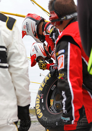STP 400 Sprint Cup Series Race @ Kansas Speedway April 21, 2013