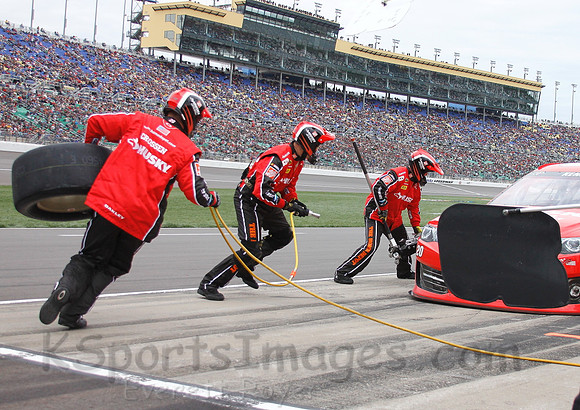 STP 400 Sprint Cup Series Race @ Kansas Speedway April 21, 2013