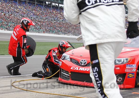 STP 400 Sprint Cup Series Race @ Kansas Speedway April 21, 2013
