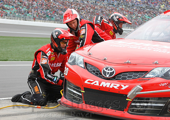 STP 400 Sprint Cup Series Race @ Kansas Speedway April 21, 2013