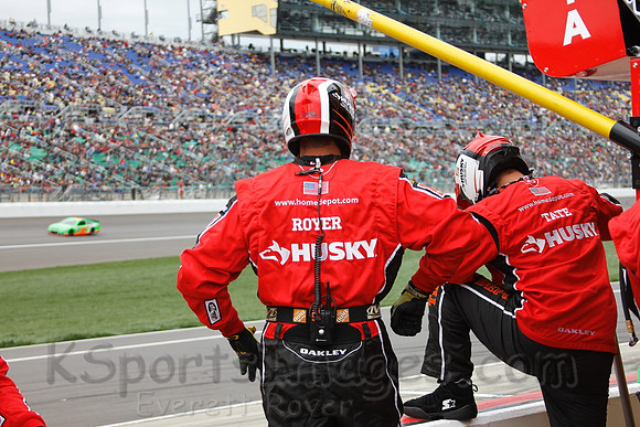 STP 400 Sprint Cup Series Race @ Kansas Speedway April 21, 2013
