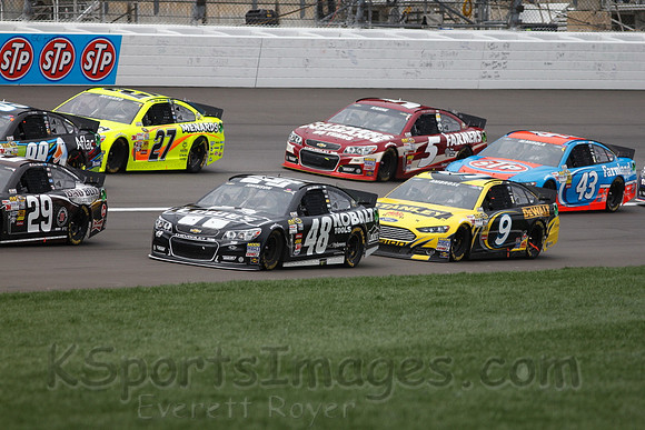 STP 400 Sprint Cup Series Race @ Kansas Speedway April 21, 2013