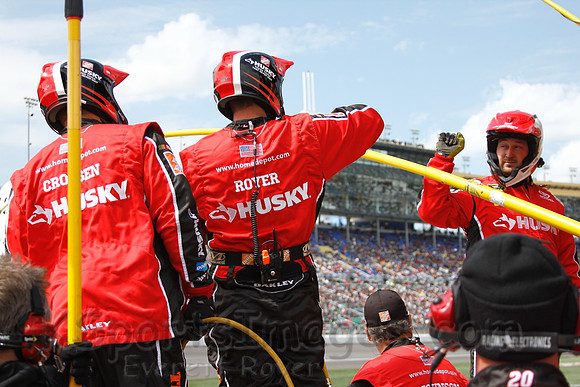 STP 400 Sprint Cup Series Race @ Kansas Speedway April 21, 2013