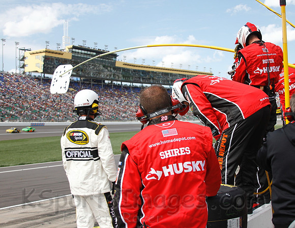 STP 400 Sprint Cup Series Race @ Kansas Speedway April 21, 2013