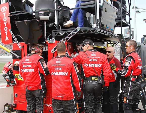 STP 400 Sprint Cup Series Race @ Kansas Speedway April 21, 2013
