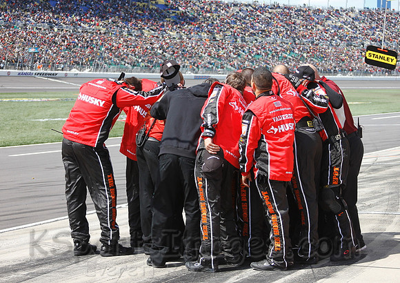 STP 400 Sprint Cup Series Race @ Kansas Speedway April 21, 2013