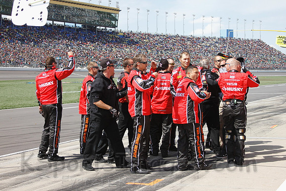 STP 400 Sprint Cup Series Race @ Kansas Speedway April 21, 2013