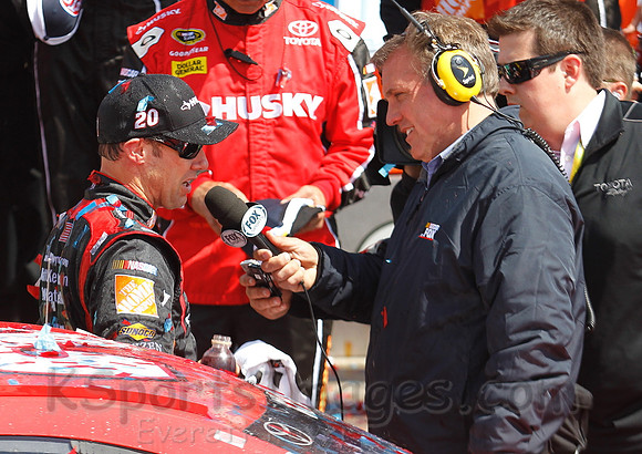 STP 400 Sprint Cup Series Race @ Kansas Speedway April 21, 2013
