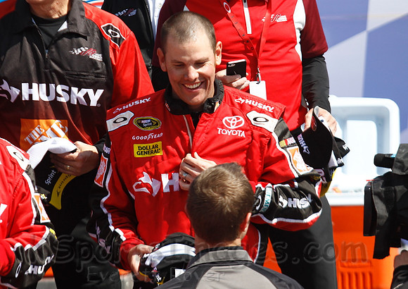 STP 400 Sprint Cup Series Race @ Kansas Speedway April 21, 2013