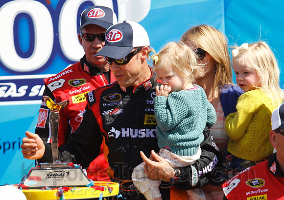 STP 400 Sprint Cup Series Race @ Kansas Speedway April 21, 2013