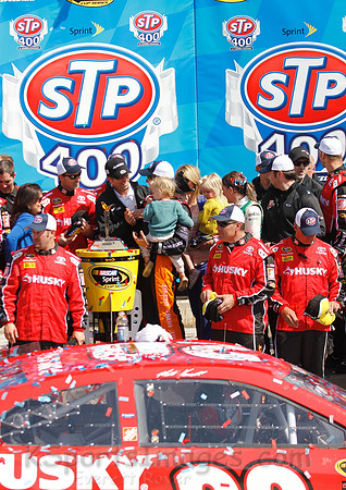 STP 400 Sprint Cup Series Race @ Kansas Speedway April 21, 2013