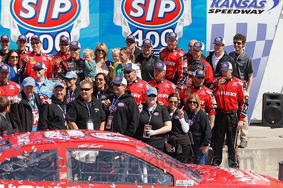 STP 400 Sprint Cup Series Race @ Kansas Speedway April 21, 2013