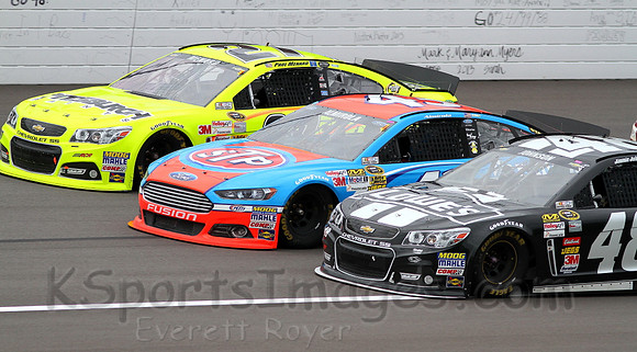 STP 400 Sprint Cup Series Race @ Kansas Speedway April 21, 2013