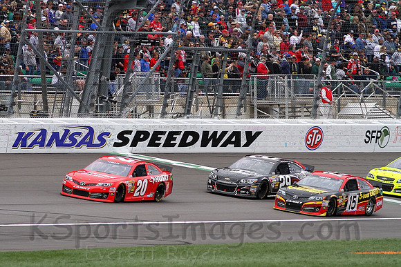 STP 400 Sprint Cup Series Race @ Kansas Speedway April 21, 2013