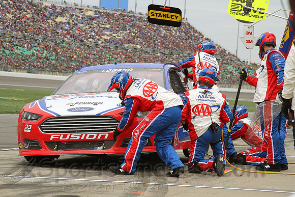STP 400 Sprint Cup Series Race @ Kansas Speedway April 21, 2013