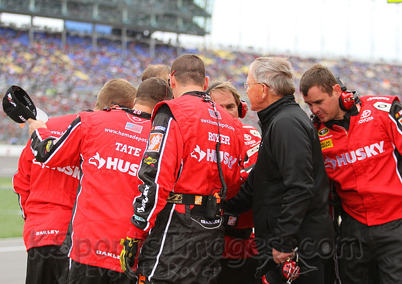 STP 400 Sprint Cup Series Race @ Kansas Speedway April 21, 2013