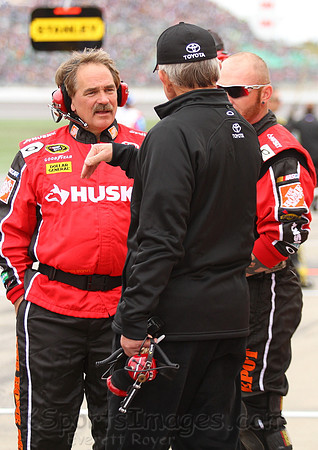 STP 400 Sprint Cup Series Race @ Kansas Speedway April 21, 2013