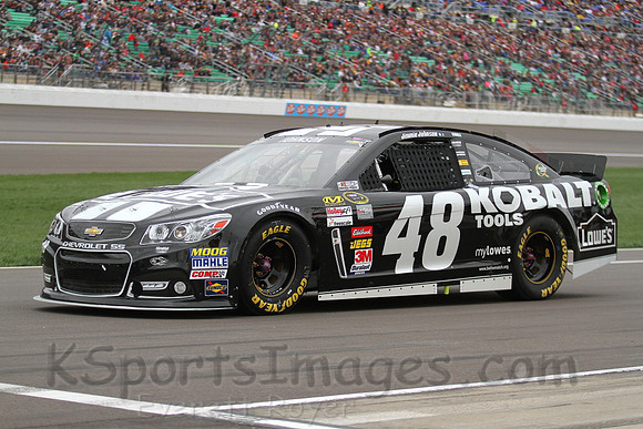 STP 400 Sprint Cup Series Race @ Kansas Speedway April 21, 2013
