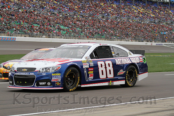 STP 400 Sprint Cup Series Race @ Kansas Speedway April 21, 2013