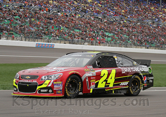 STP 400 Sprint Cup Series Race @ Kansas Speedway April 21, 2013