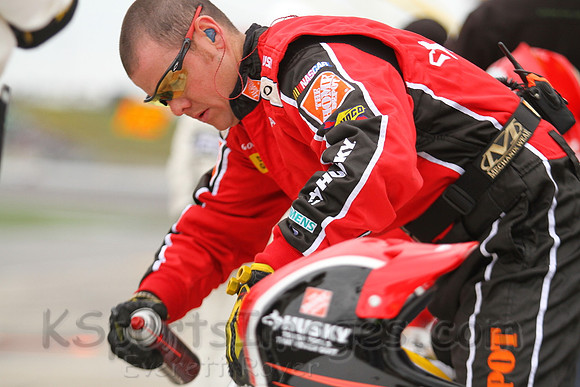 STP 400 Sprint Cup Series Race @ Kansas Speedway April 21, 2013